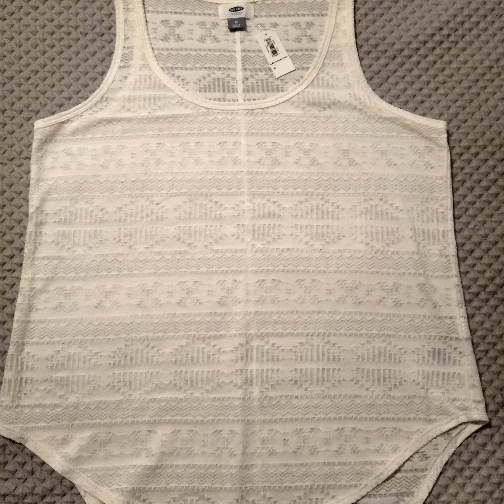 Women’s Semi Sheer Tank Top size M